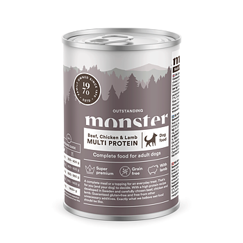 Monster våtfoder hund Multi protein
