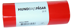 Bajspåsar Röd 50-p