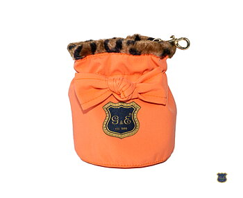 G & E godisväska Peach/ Leo