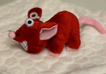 Kattleksak smiley mouse