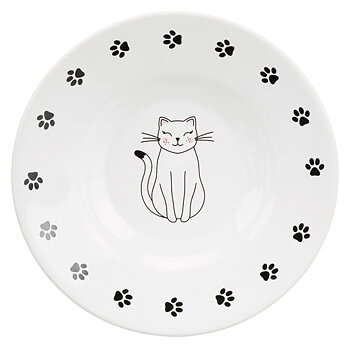 keramikskål för kortnosiga katter