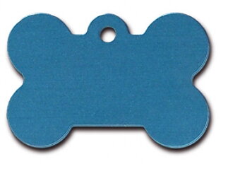 Graverad ID-bricka BEN L blå 2x4 cm
