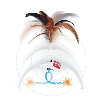 Kattlek Feather Spinner Pet Droid