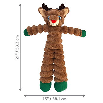 Kong Holiday Shakers Crumples Reindeer Xl