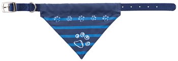 Hundhalsband med scarf Indigo