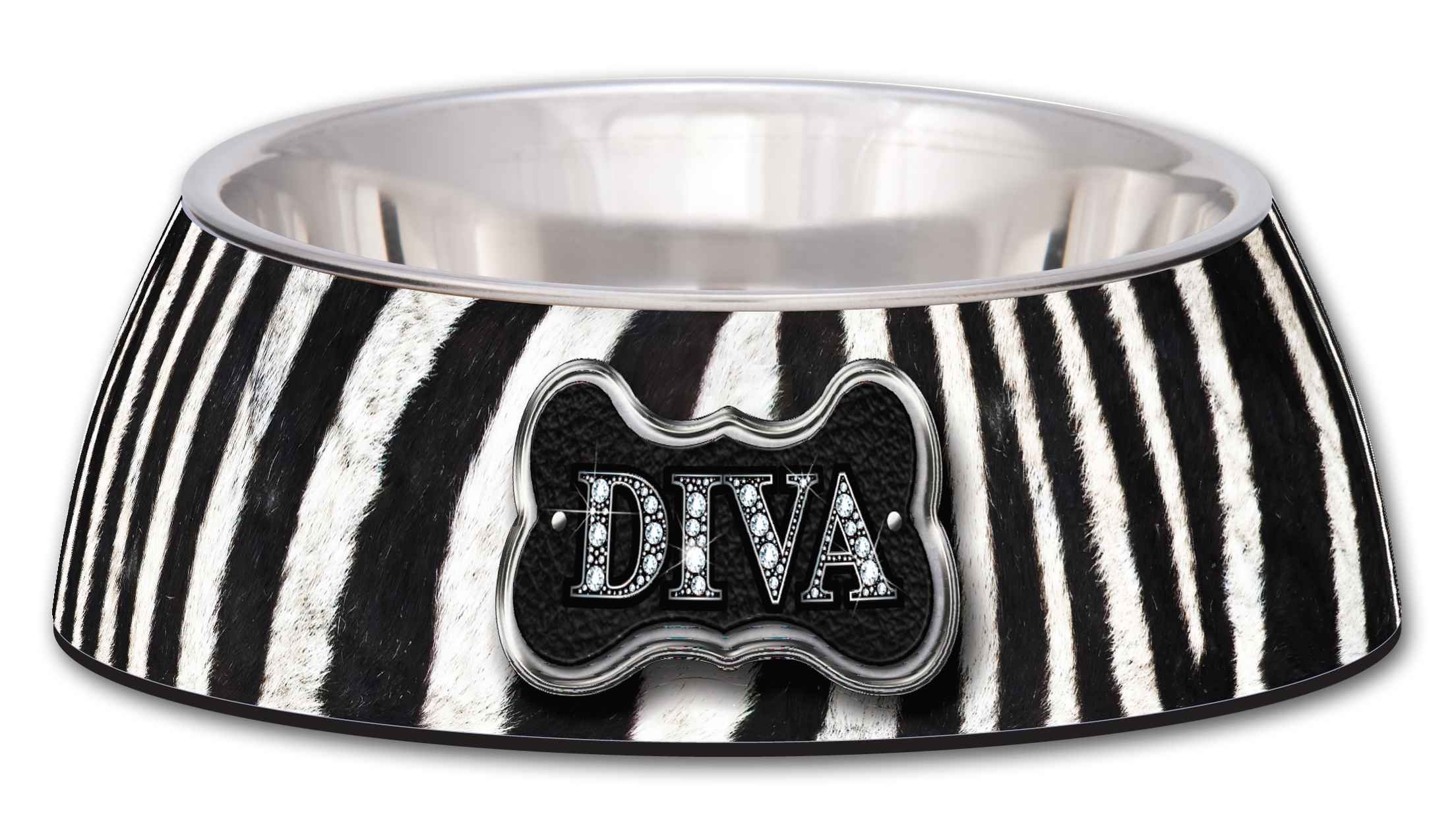 Matskål Milano Zebra Diva