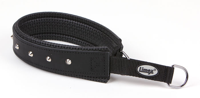Halsband med nitar HS svart