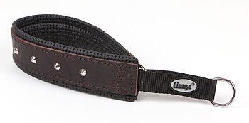 Halsband med nitar HS brun