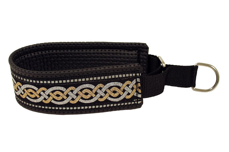 Hundhalsband Keltisk Guld silver