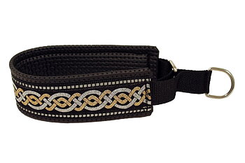 Hundhalsband Keltisk Guld silver