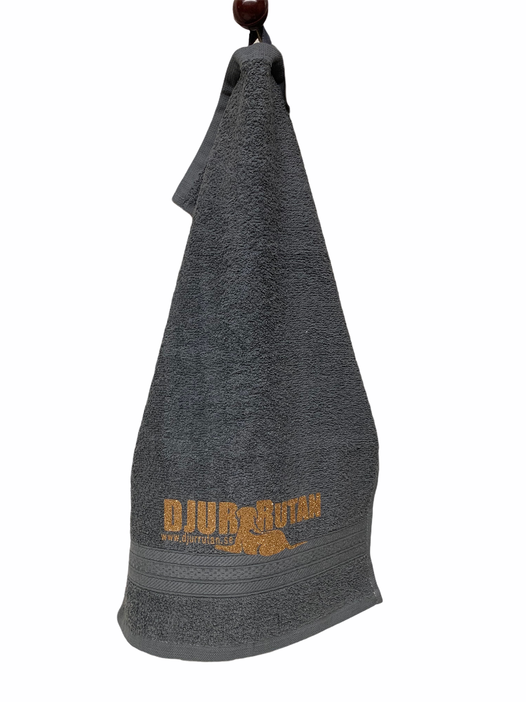 Handduk med Djurrutan-logo