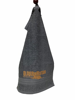 Handduk med Djurrutan-logo