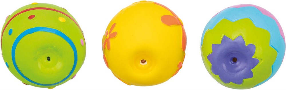 Påskägg 8 cm, latex, med pip - 4