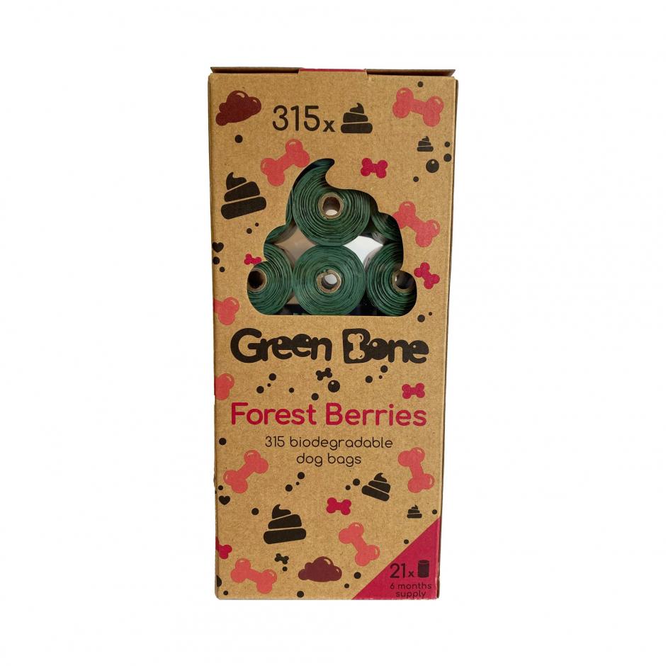 Green bone bajspåsar Forest Berries - 3