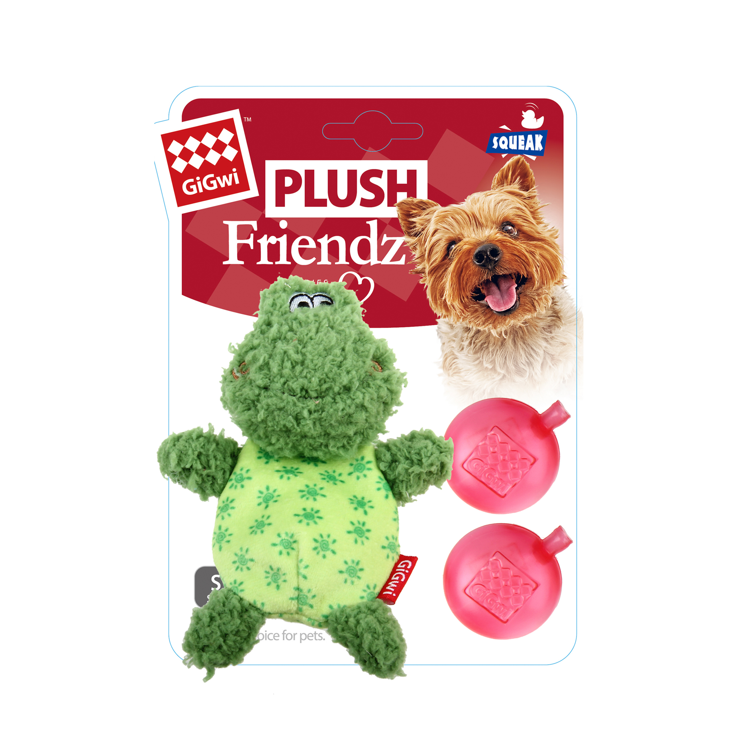 Hundlek Plush Friendz groda - 2