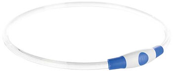 Flashring- blinkhalsband transparent/ grön
