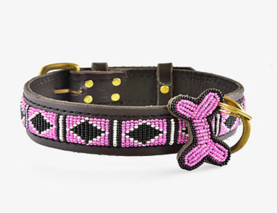 Zinj halsband Rafiki Pink