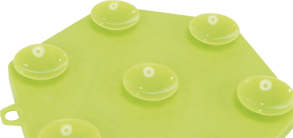 Lick'n snack platta grön med sugkoppar - 2