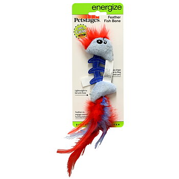 Kattleksak PETSTAGES feather fish bone