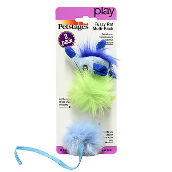 Kattleksak PETSTAGES fuzzy rat
