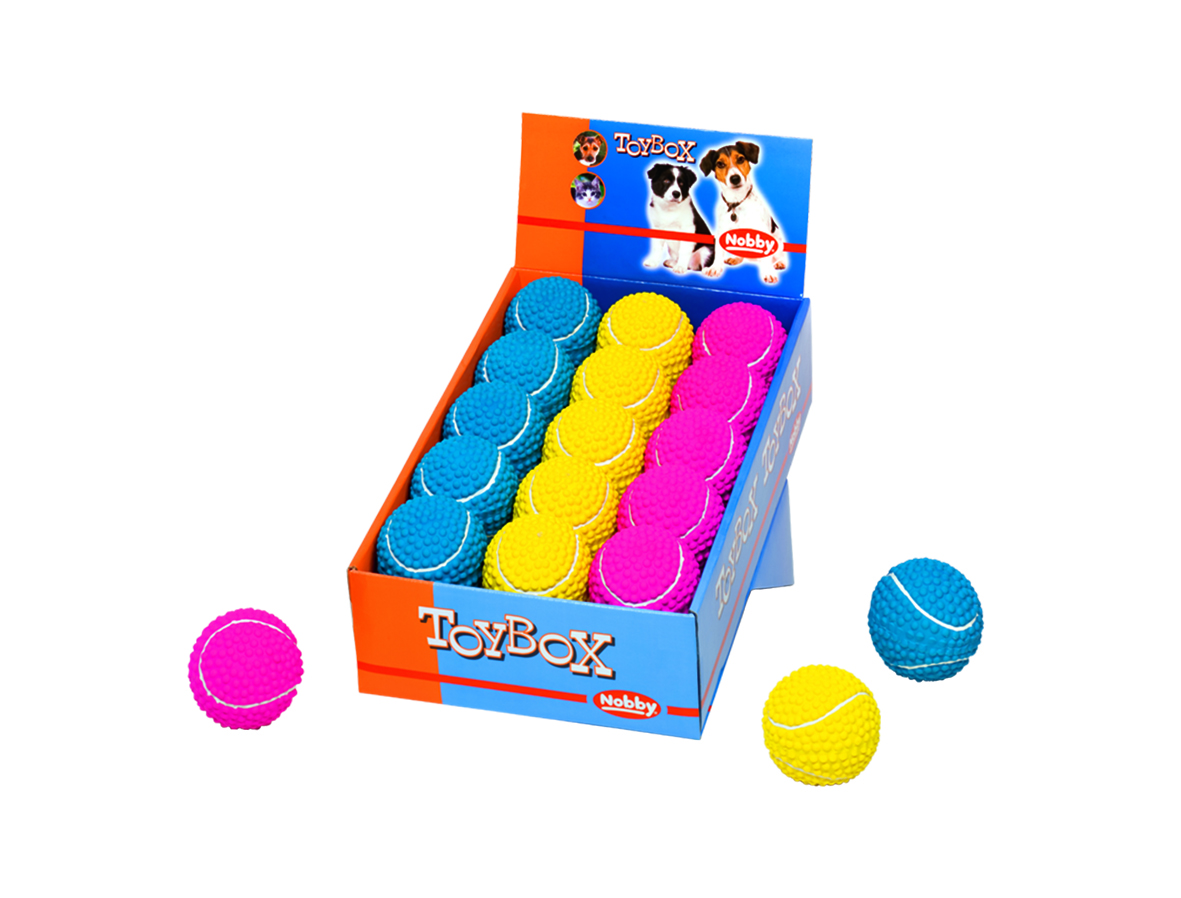 Hundleksak "tennisboll" i latex