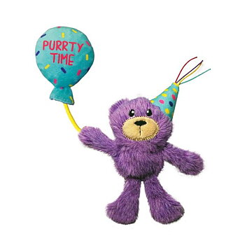 KONG kattleksak Birthday Teddy Flerfärgad 