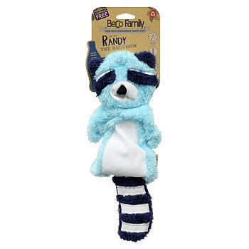 Hundleksak Randy raccoon BECO