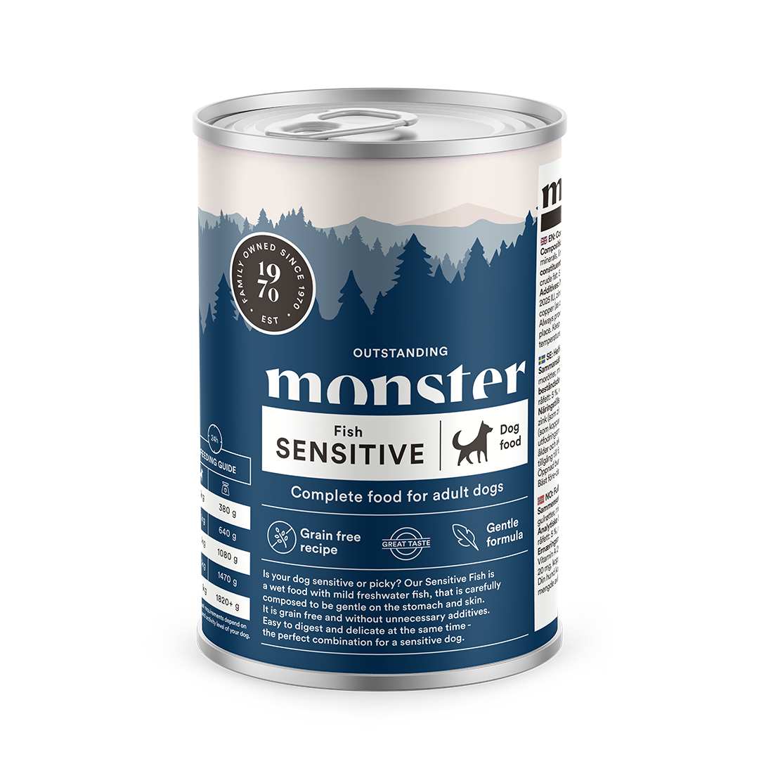 Monster våtfoder hund Sensitive Fish