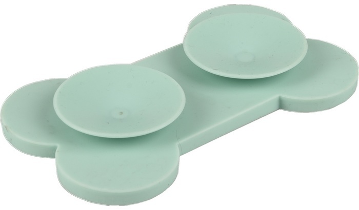 Lick pad Bone Small med sugproppar - 2