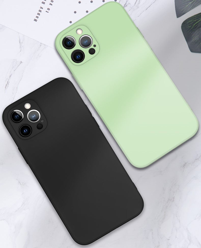 iPhone 12 Pro Case - Microfiber Silicone - 9