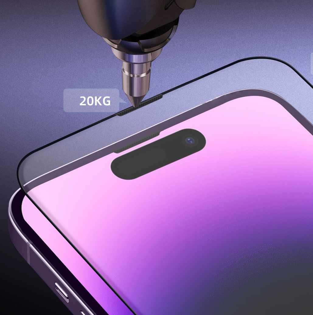 iPhone 16 Pro / 17 / 17 Pro- Heltäckande Härdat Skyddsglas - 9