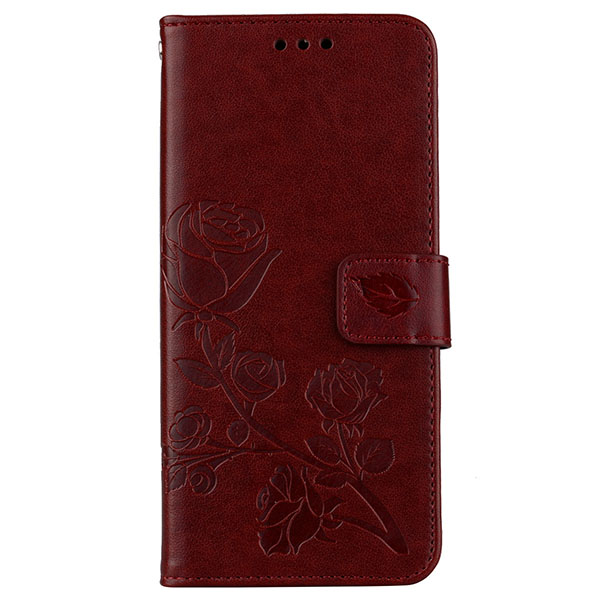 Samsung Galaxy S10 Plus Case - Wallet Rose Print - 5