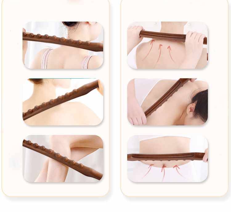 Massage Tool Wood - Back Massage Double - 4