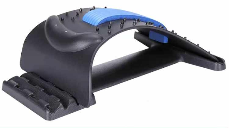 Back/Neck Stretcher and Lumbar support - 4-step 