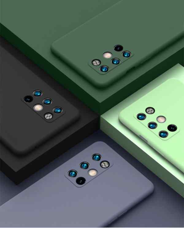 OnePlus 8T silicone microfiber case
