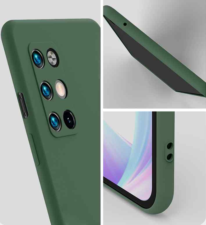 OnePlus 8T silicone microfiber case - 4