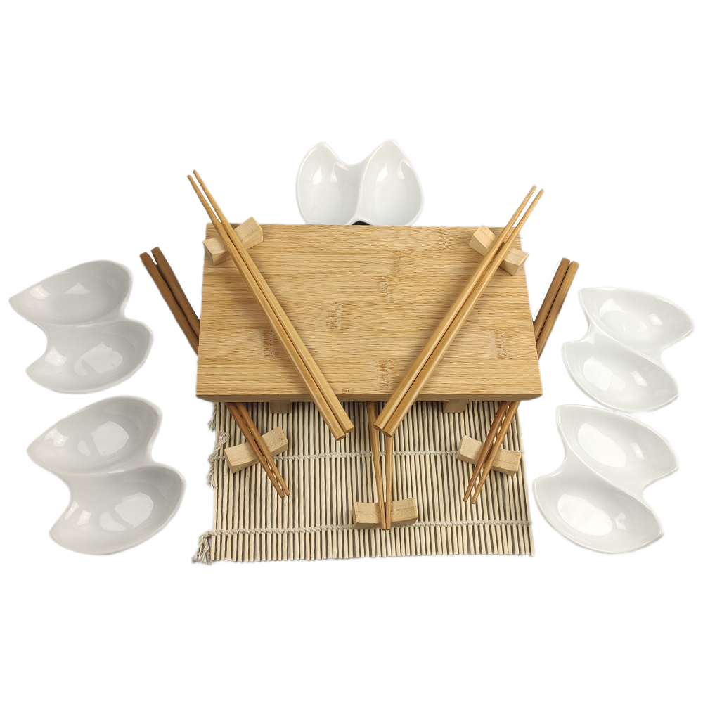 Sushi Serving Kit - Less Easy Five Guests + Two Piece
