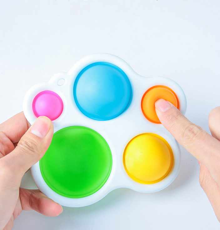 Fidget Toys -  Pop Colored Bubbles - 3