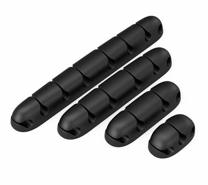 2-Pack - Kabelhållare – Effektiv Förvaring för Fyra Kablar - 3