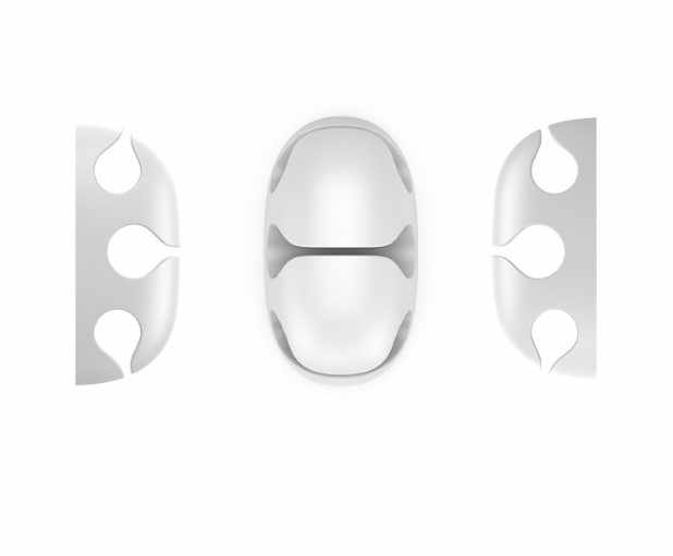2-Pack - Kabelhållare  Tre Kablar – Effektiv Sladdorganisation för Ditt Hem eller Kontor! - 2