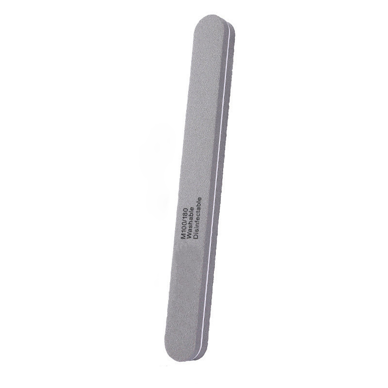 Dubbelsidig Nagelfil - 100/180 Grå