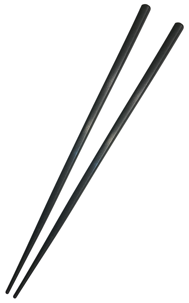 Chopsticks - Ribbed Pattern - 10 pairs - 2
