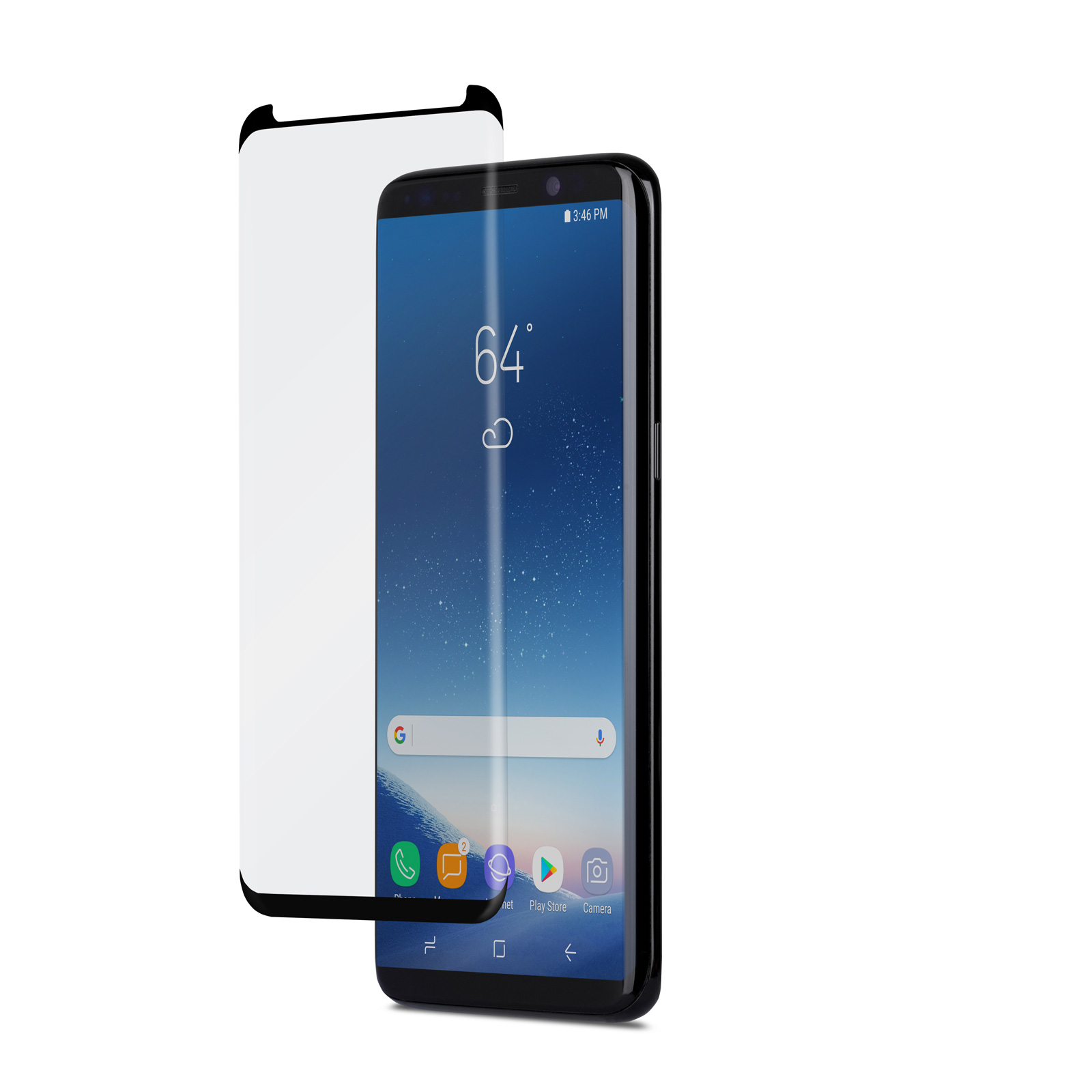 Samsung Galaxy S9 - Heltäckande Härdat Skyddsglas - 4