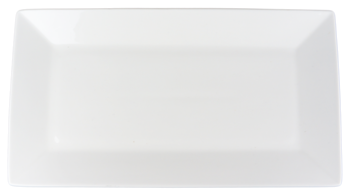 Rectangular Porcelain Plate Lagom - 6 pack