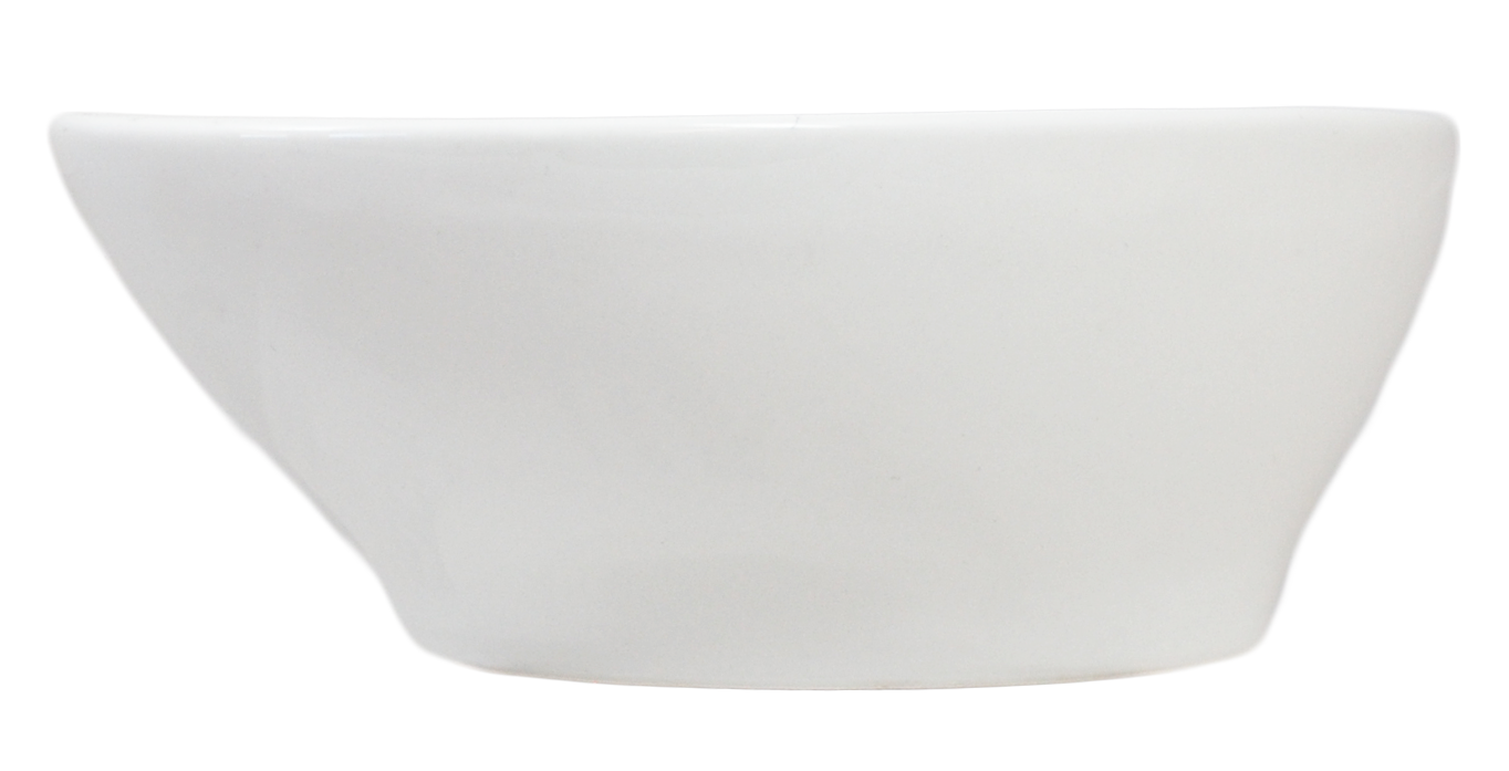 Porcelain Bowl Oval Unusual Shape - 6 pack - 4