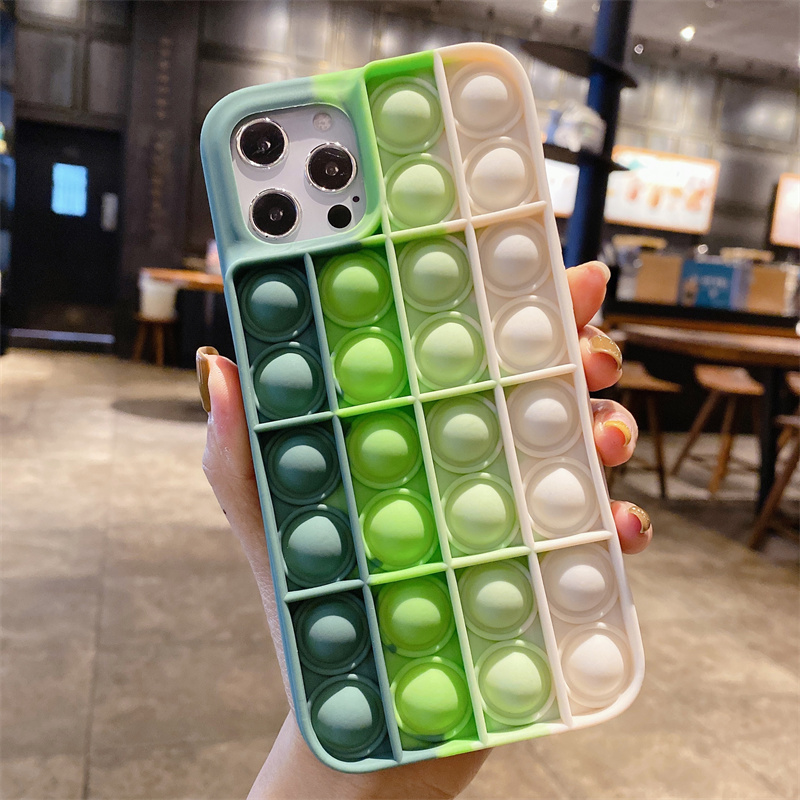 iPhone 11 / iPhone XR Skal - Pop-it Fidget Multicolor - 4