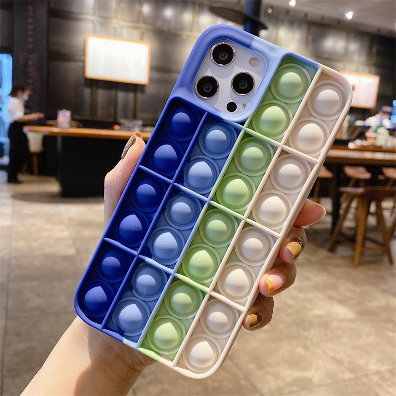 iPhone 11 / iPhone XR Skal - Pop-it Fidget Multicolor - 5