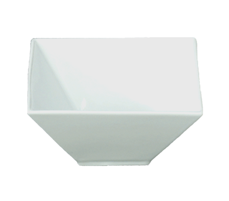 Porcelain Bowl Square - 4 pack