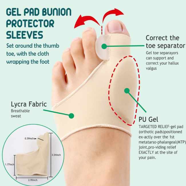 Hallux Valgus - Nattset 8 delar - 7