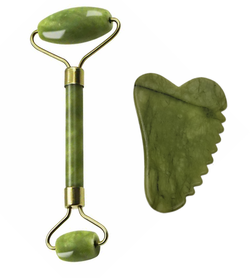 Gua Sha Massage Kit Large Roller with Taggig Stone